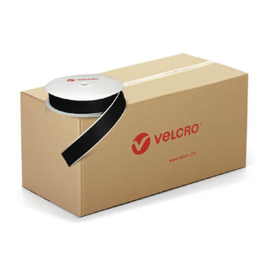 VELCRO Brand 50mm Self Adhesive Black HOOK - 21 Rolls