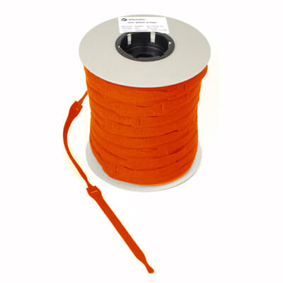 VELCRO Brand ONE-WRAP Reusable Cable Ties 20mm x 200mm x 750 - Orange