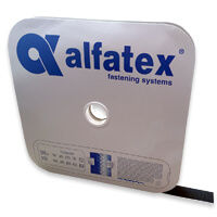 20mm Alfatex® Self Adhesive Coloured HOOK Tape - 25m Roll