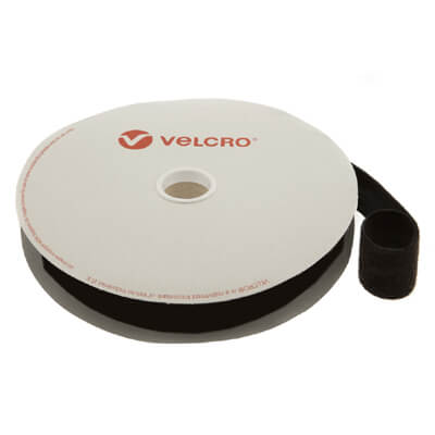 VELCRO Brand ONE-WRAP Strap 50mm x 25m Roll Black