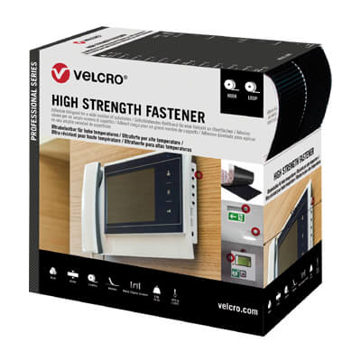 VELCRO Brand High Strength Fastener 50mm x 5m Black
