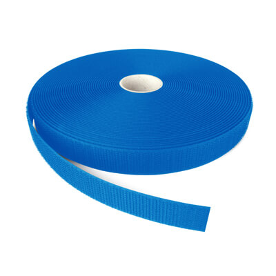 VELCRO Brand ALFATEX 25mm Royal Blue Sew On HOOK Tape 25m