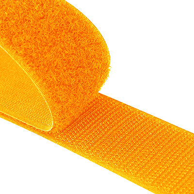 25mm Hi Viz Orange VELCRO Brand Sew On Fastener Per Metre