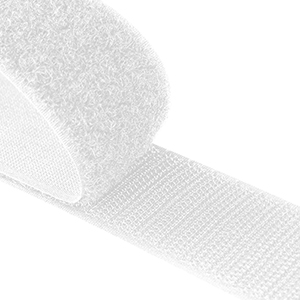20mm Wide White VELCRO® Brand Sew On Fastener Per Metre