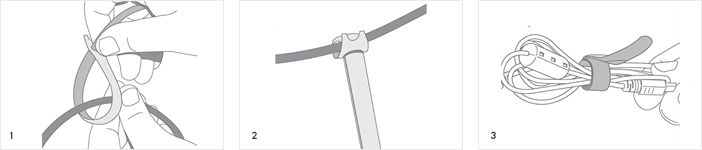 ONE-WRAP Cable Ties Illustration