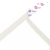 VELCRO® Brand Sticky Hook & Loop 10mm White Per Metre