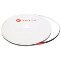 10mm VELCRO® Brand Black PS14 Self Adhesive - Hook 25m Roll