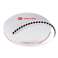 VELCRO® Brand Self Adhesive Hook Coins 13mm x 1500 in Black