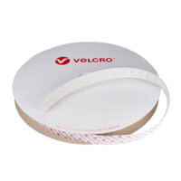 VELCRO® Brand Self Adhesive Loop Coins 13mm x 1500 in White
