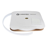 VELCRO® Brand Basic 20mm White Sew-On LOOP 25m Roll