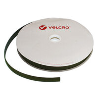 20mm VELCRO® Brand Olive Green Sew On Hook Tape 25m