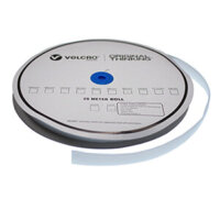 20mm VELCRO® Brand Un-Napped ECO Sew-on Loop 25m White