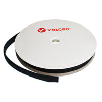 25mm VELCRO® Brand Black Sew On Loop Tape 25m