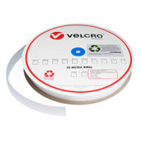 25mm VELCRO® Brand ECO Recycled Content Sew-on HOOK 02J - White