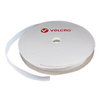 25mm HTH805 Sew-on Low Profile Plastic Hook 50m Roll - White