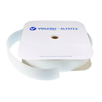 50mm Snag Free Sew-On VELCRO® Brand OMNI-TAPE® 25m Roll in White