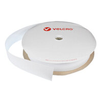 50mm HTH805 Sew-on Low Profile Plastic Hook 50m Roll - White