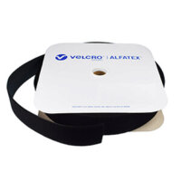 VELCRO® Brand 50mm Black Snag Free Sew-on OMNI-TAPE® 25m