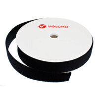 50mm VELCRO® Brand Black Sew On Loop Tape 25m