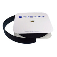 50mm Iron-on VELCRO® Brand Alfatex® LOOP 25m Roll - Black
