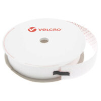 50mm x 25m PS15 Flame Retardant Self Adhesive White VELCRO® Brand HOOK