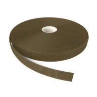 25mm VELCRO® Brand ALFATEX® Army Green Sew On HOOK Tape 25m