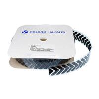 VELCRO® Brand Stick-On Chevrons Black Hook 25m Roll