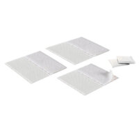 Number Plate Fixing Kit with VELCRO® Brand ULTRAMATE® White