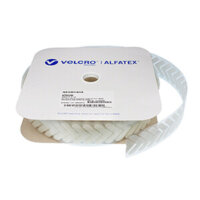 VELCRO® Brand Stick-On Chevrons White Hook 25m Roll