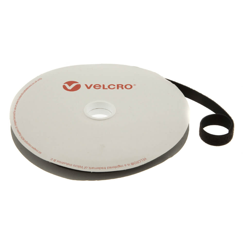 VELCRO® Brand Flame Retardant ONE-WRAP® Back to Back 20mm Black