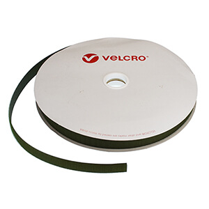 VELCRO® Brand 20mm Olive Green Sew On Hook Tape 25m