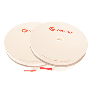 VELCRO® Brand 20mm White Self Adhesive Hook & Loop 25m Rolls