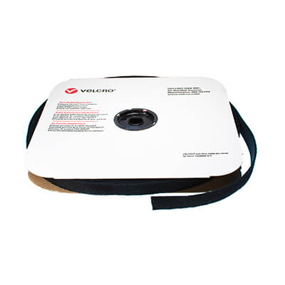 25mm VELCRO� Brand VELSTRETCH� Elastic LOOP 36m Roll in Black