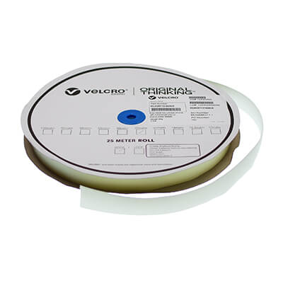 25mm VELCRO Brand ECO Recycled Content Sew-on HOOK 02J - Natural