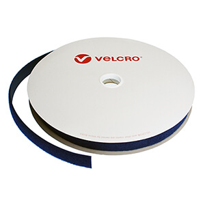 VELCRO® Brand 25mm Navy Blue Sew On Loop Tape 25m