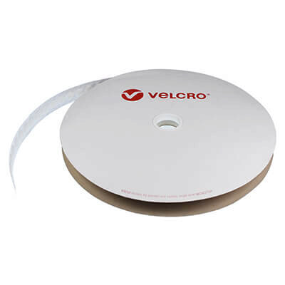 Image of 13mm VELCRO Brand Self Adhesive Coins White - HOOK