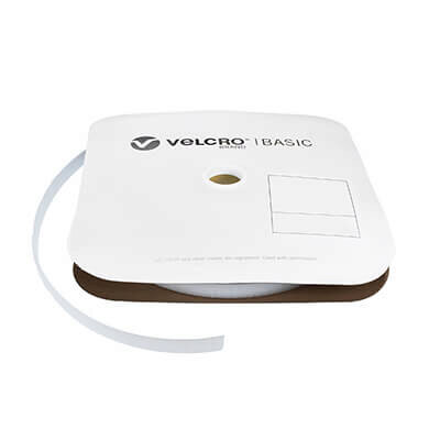 Image of VELCRO Brand Basic 16mm White Sew-On HOOK 25m Roll