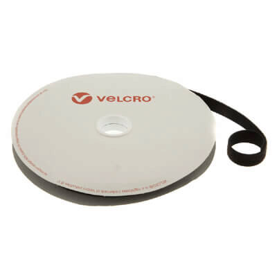 VELCRO Brand ONE-WRAP Strap 20mm x 25m Roll Black