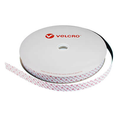 Image of VELCRO Brand Heavy Duty Stick On HOOK 20mm x 25m - Black