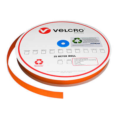 Image of 20mm VELCRO Brand ECO Recycled Content Sew-on HOOK 02J - Orange
