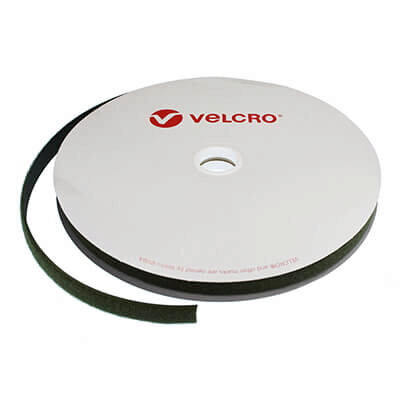 Image of 20mm VELCRO Brand Olive Green Sew On Loop Tape 25m