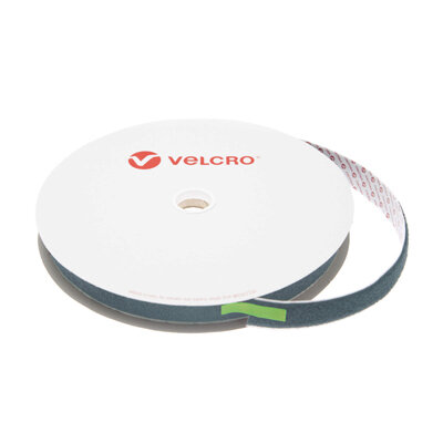 Image of 20mm x 25m PS15 Flame Retardant Self Adhesive Grey VELCRO Brand LOOP