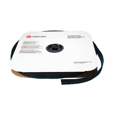 Image of VELCRO Brand VELSTRETCH Elastic LOOP 25mm x 36m - Black