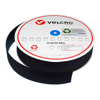 Image of 50mm VELCRO Brand ECO Recycled Content Sew-on HOOK 02J - Black