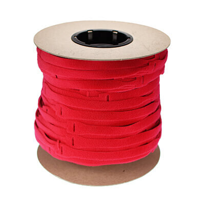 Image of VELCRO Brand ONE-WRAP Reusable Cable Ties 20mm x 200mm x 750 - Red