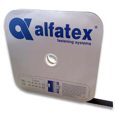 Image of 20mm Alfatex Self Adhesive Coloured HOOK Tape - 25m Roll