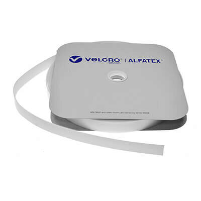 Image of VELCRO Brand Trade Self Adhesive 20mm x 25m White HOOK