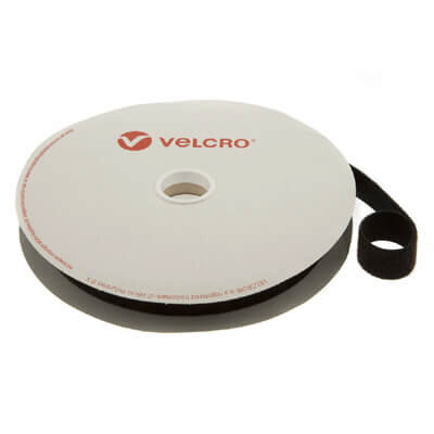 VELCRO Brand ONE-WRAP Strap 25mm x 25m Roll Black