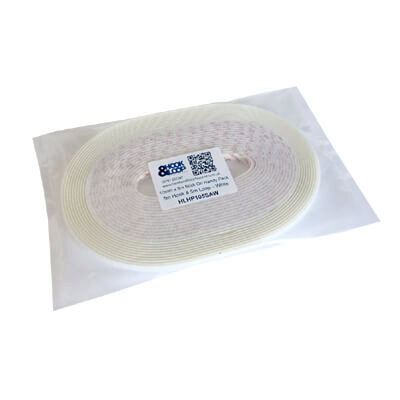 Image of VELCRO Brand 5m x 10mm Stick On White Hook and Loop