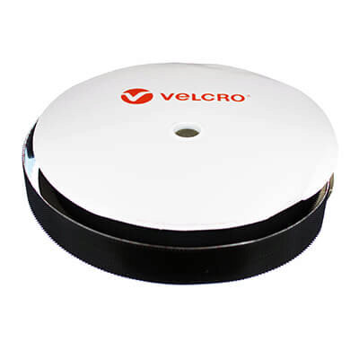 Image of VELCRO Brand HTH751 Stick On Plastic HOOK 50mm x 25m Roll - Black